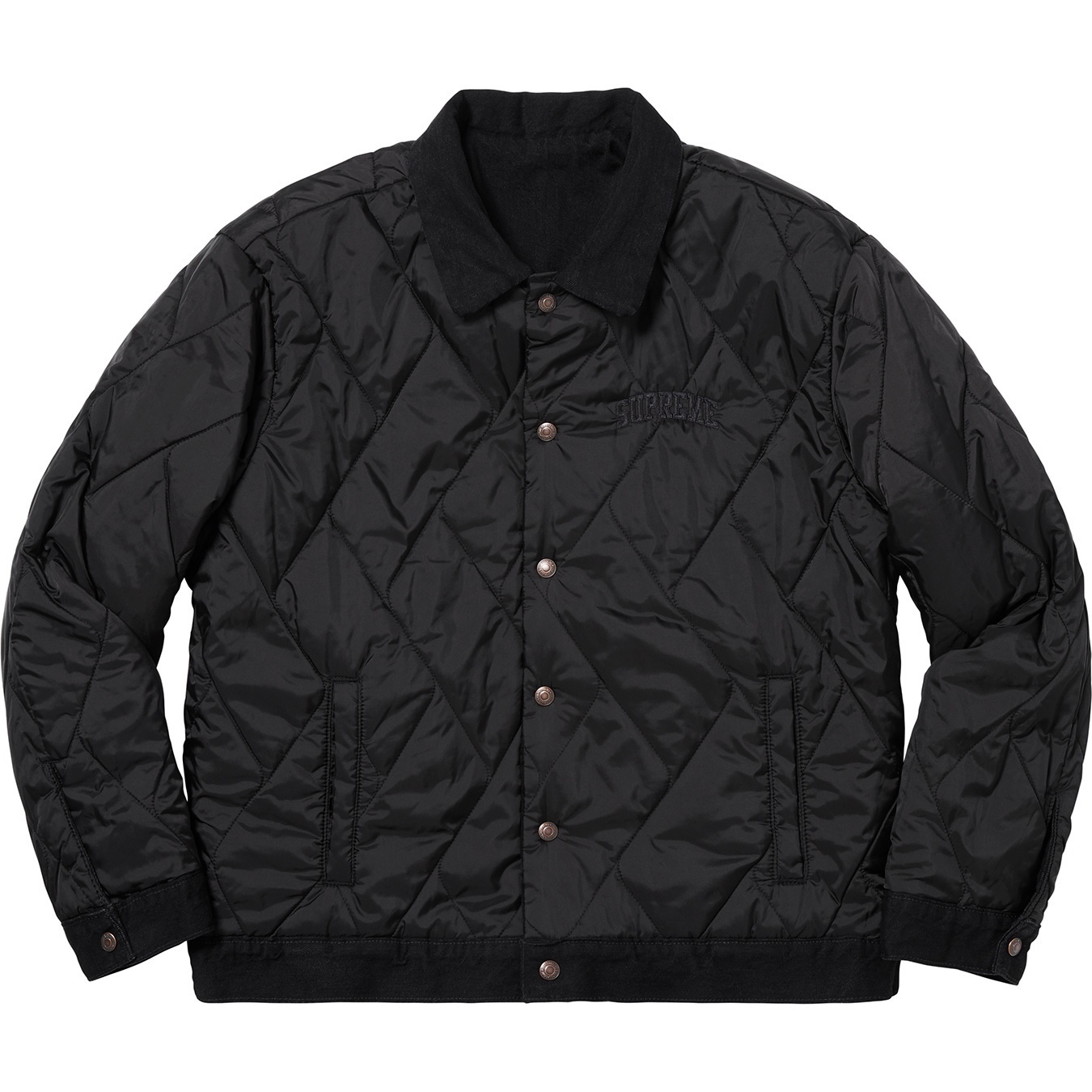 Supreme®/Levi's® Quilted Reversible Trucker Jacket view 6